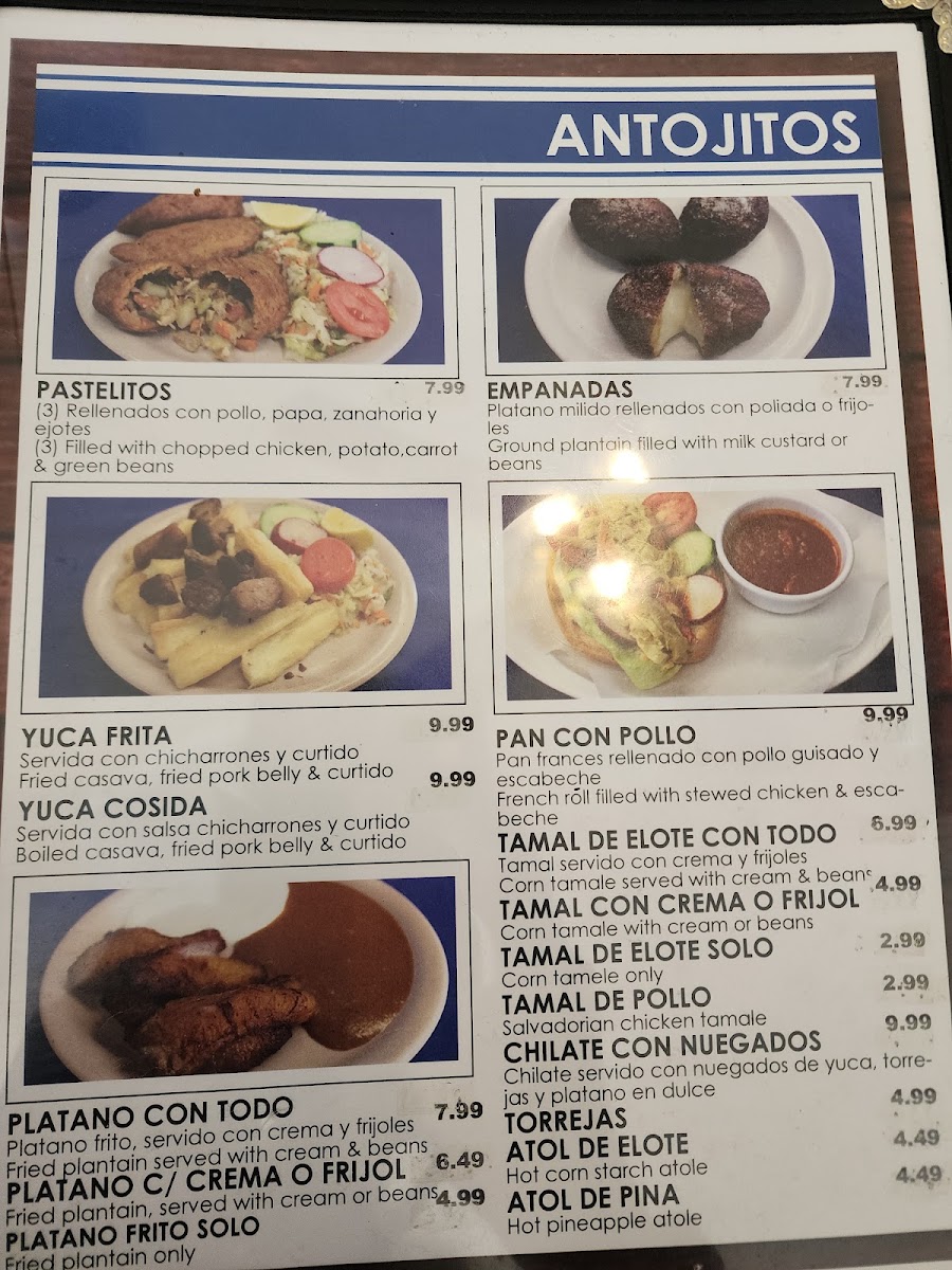 Pupuseria Comalapa Photo Menu 8