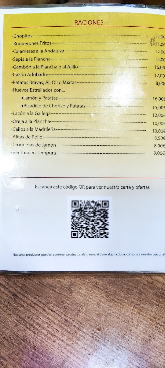 Taberna De Tapas El Ruedo Photo Menu 3