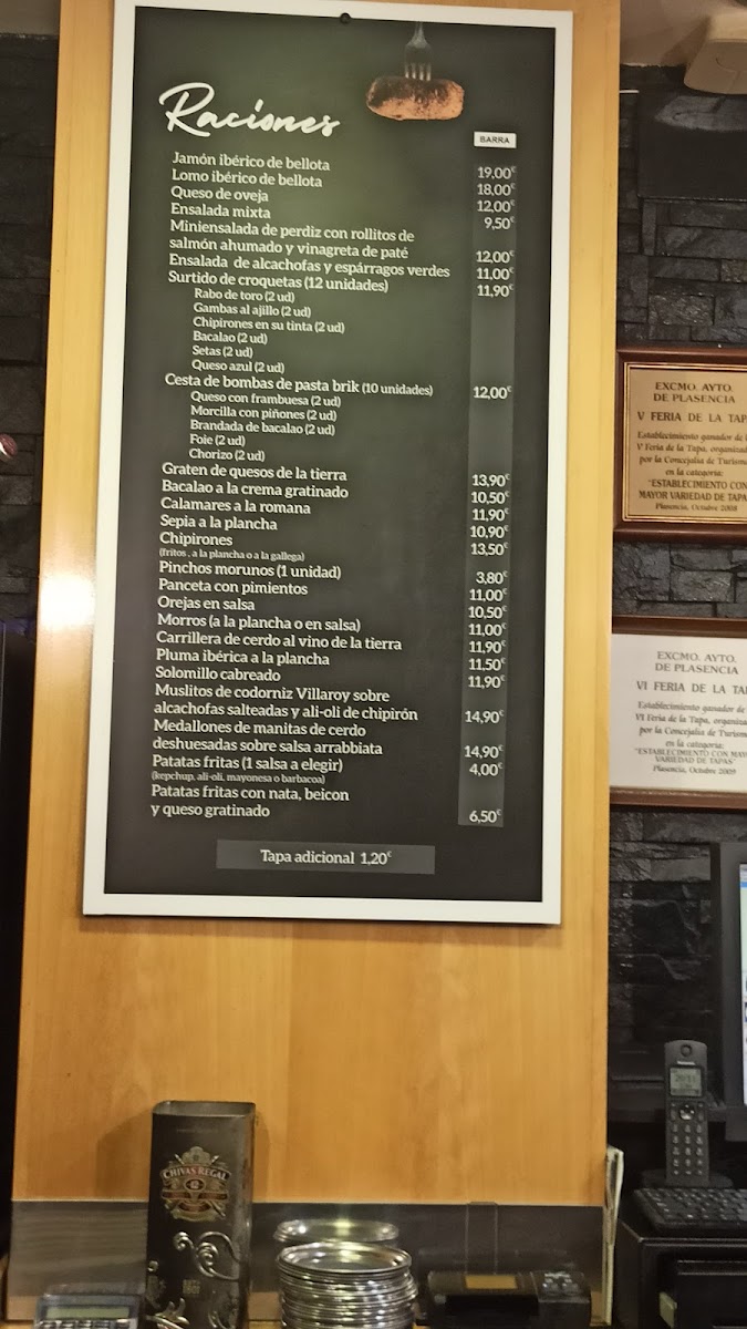 La Taperia Photo Menu 1
