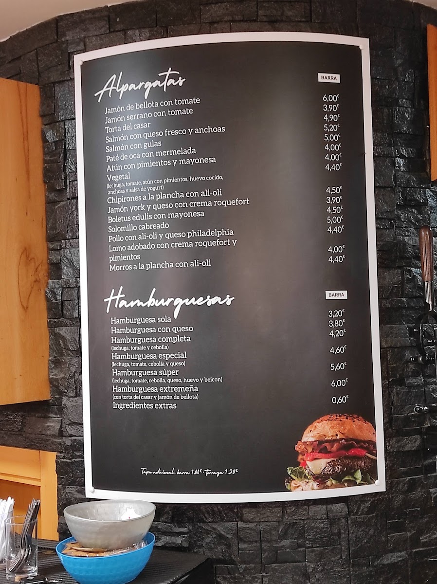 La Taperia Photo Menu 2