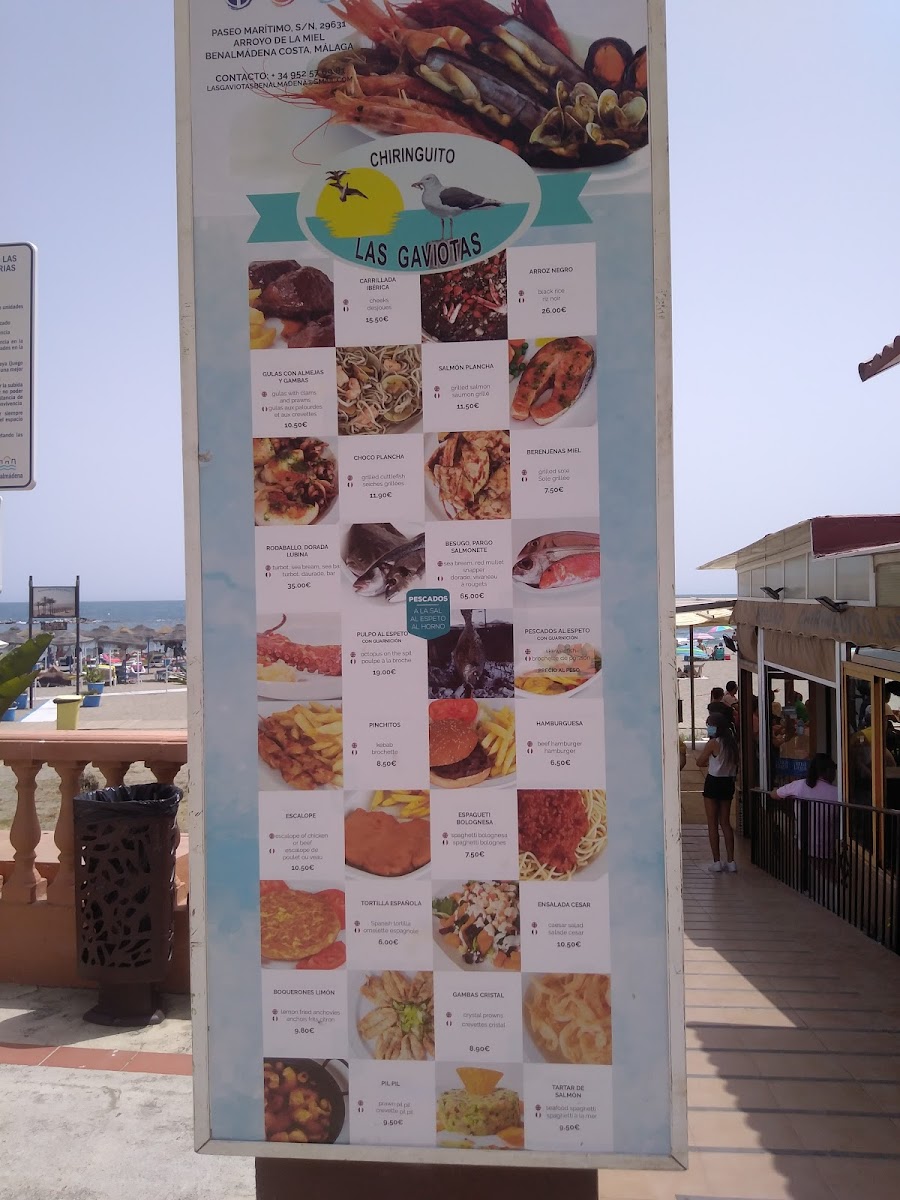 CHIRINGUITO LAS GAVIOTAS Photo Menu 9