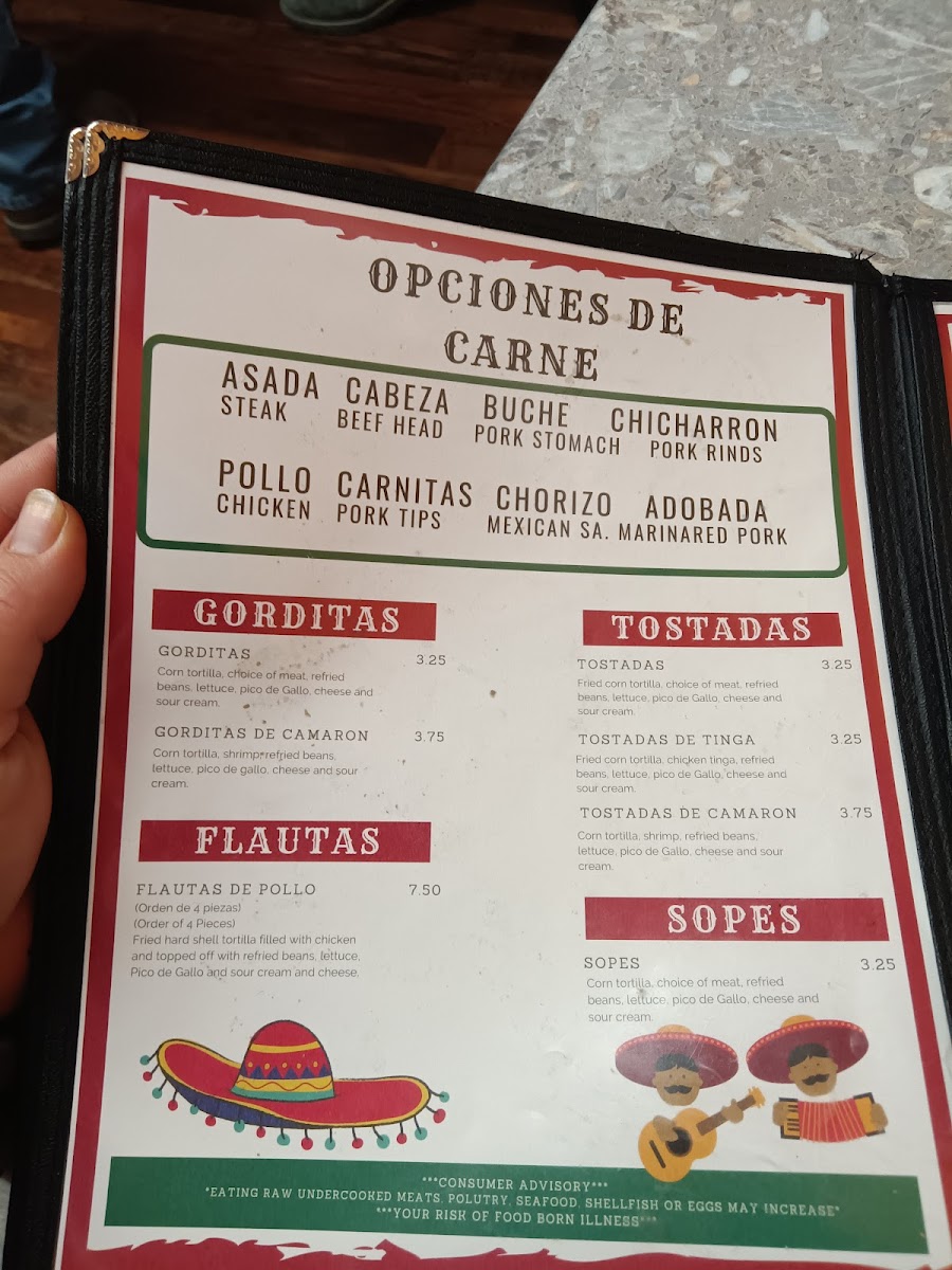El Ranchito Photo Menu 3