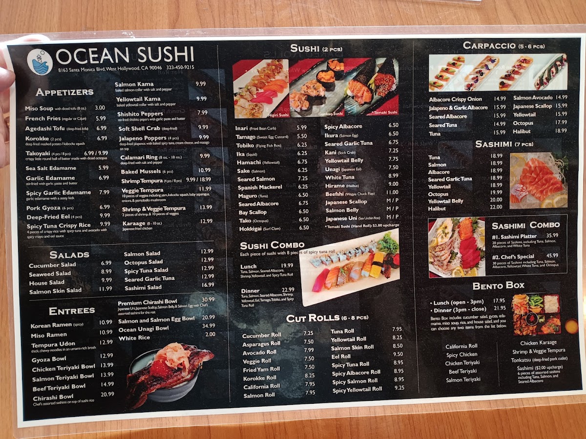 Ocean Sushi Photo Menu 8