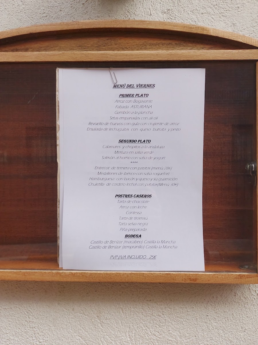 Restaurante Meléndez Photo Menu 1