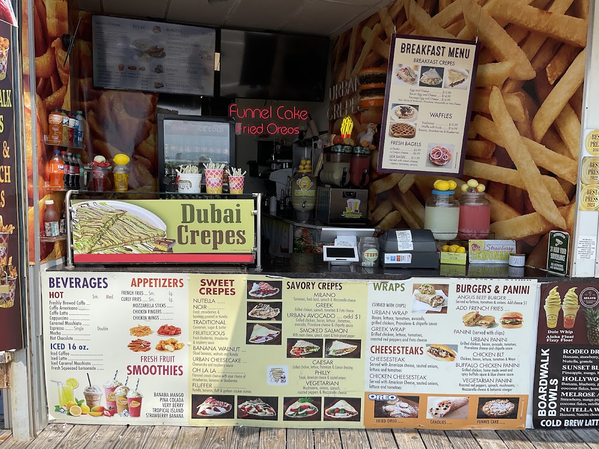 Urban Crepes Photo Menu 2