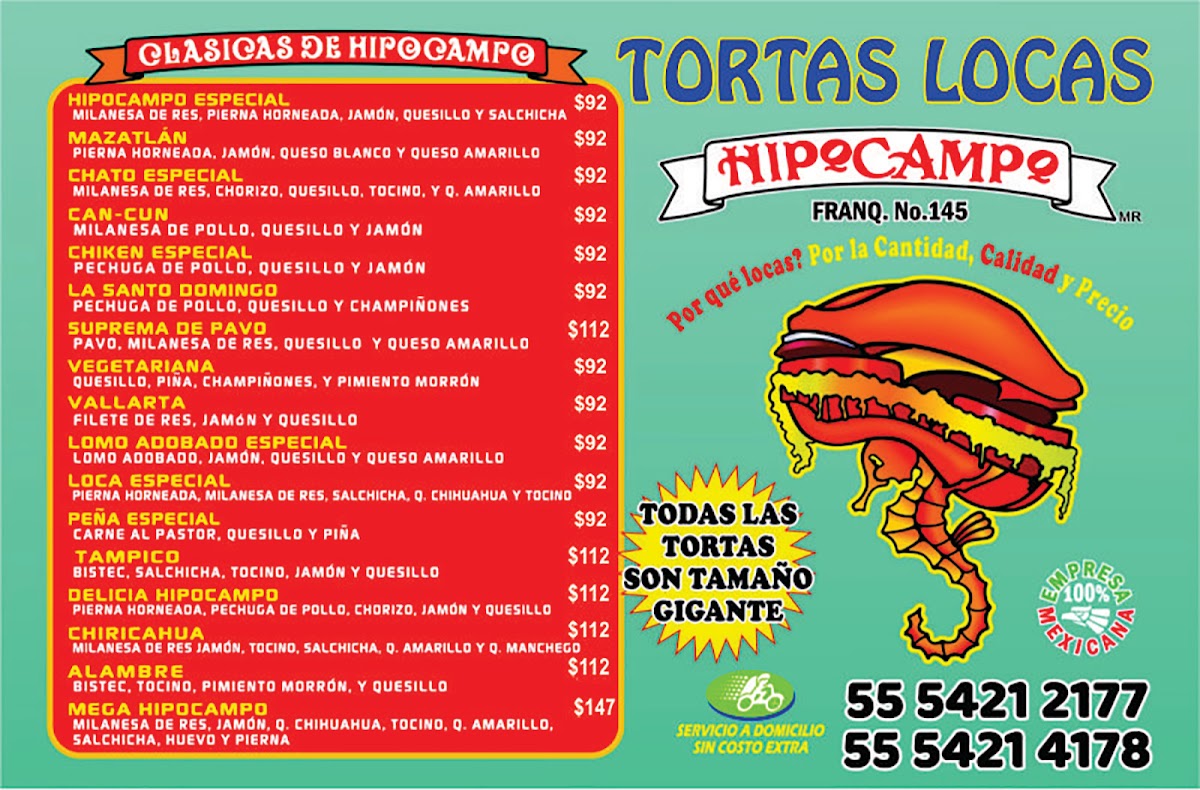 Tortas Locas Hipocampo Photo Menu 2