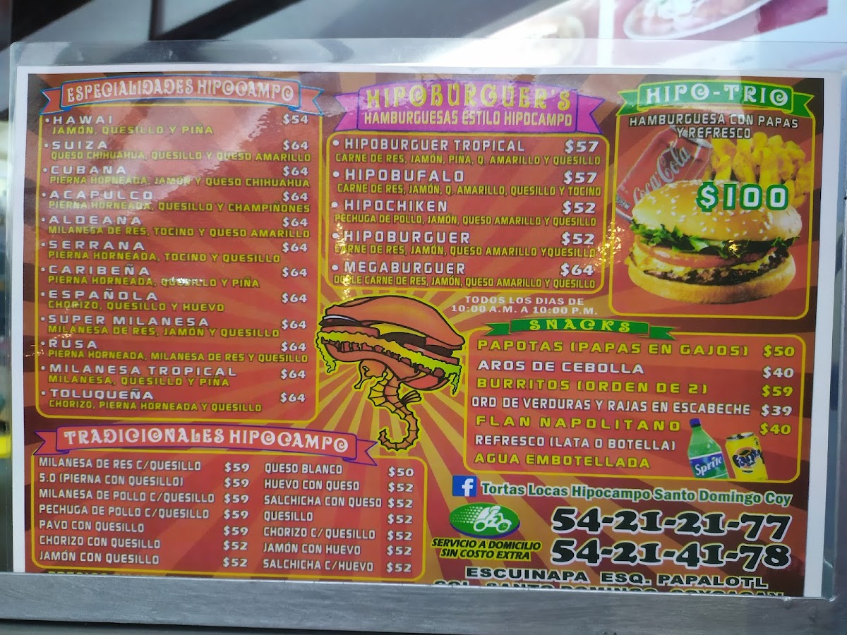 Tortas Locas Hipocampo Photo Menu 8