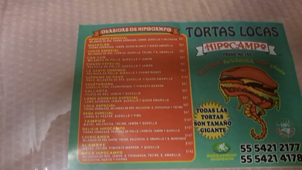 Tortas Locas Hipocampo Photo Menu 9