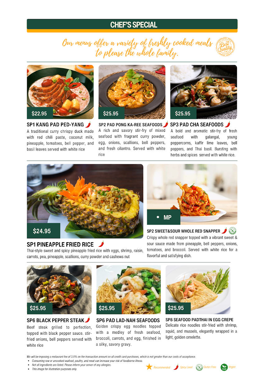 PHO & PADTHAI Vietnamese -Thai Cusine Photo Menu 6