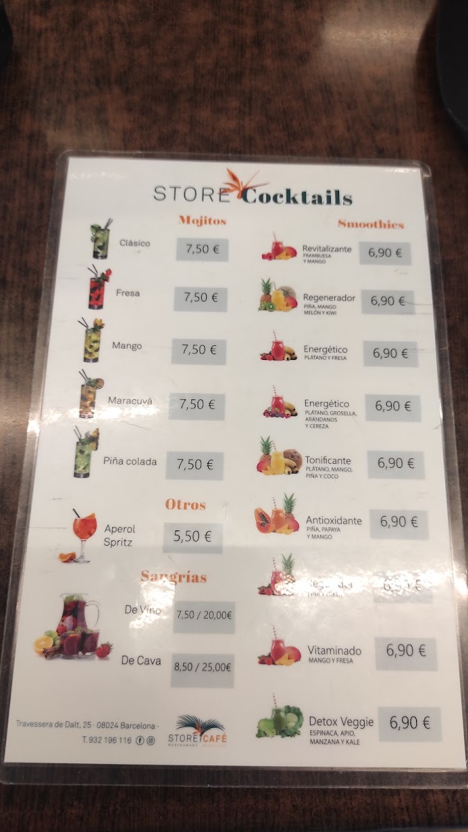 Store Cafè Photo Menu 5
