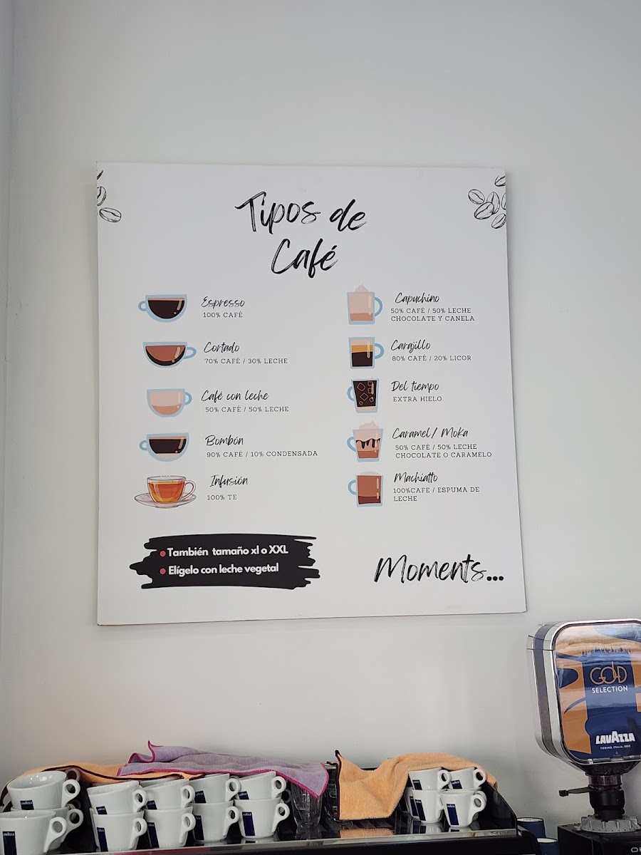 cafetería Moments Photo Menu 2