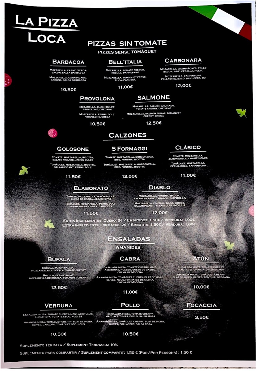 La Pizza Loca Photo Menu 3