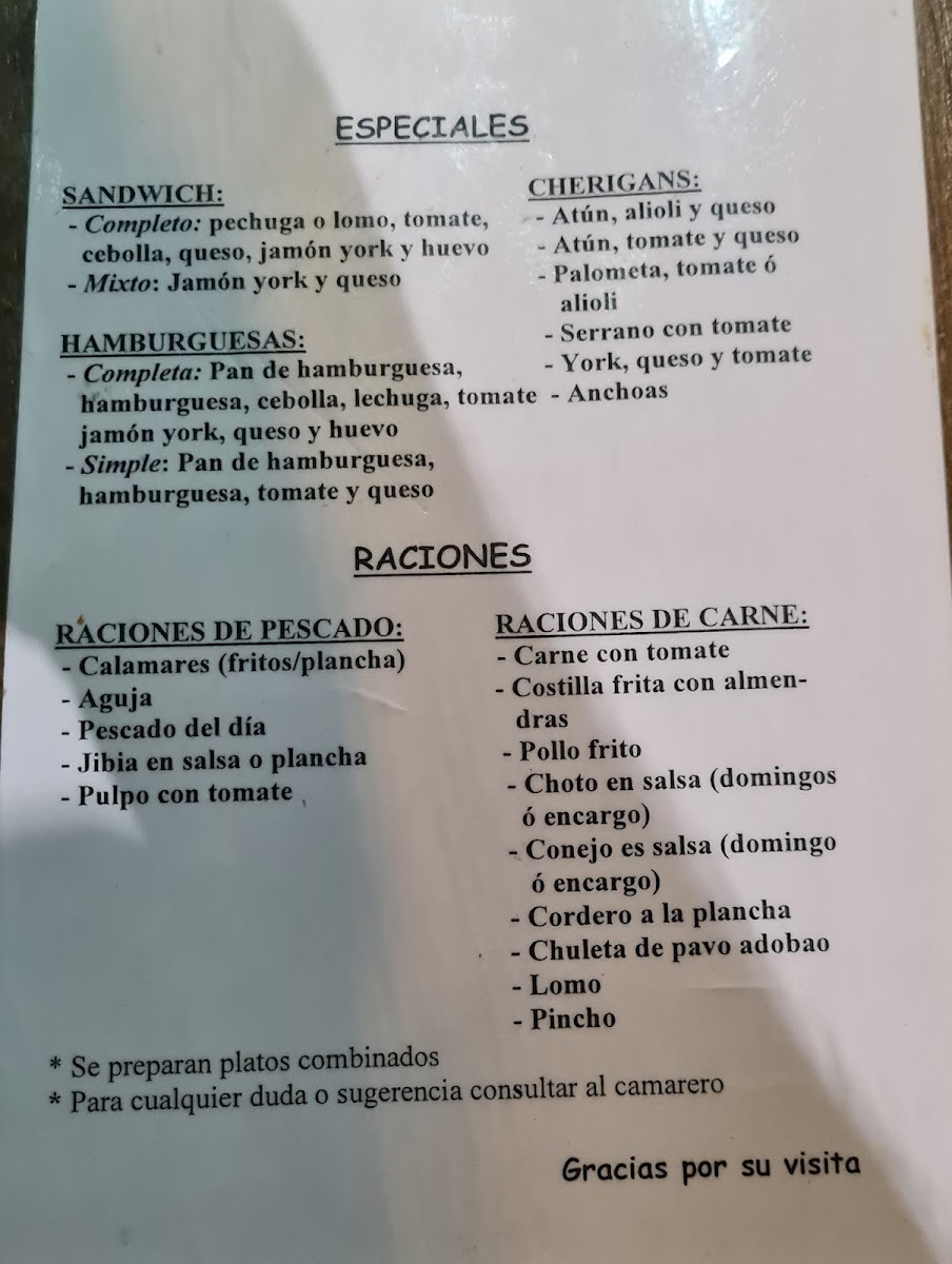 Bar La Plaza Photo Menu 1