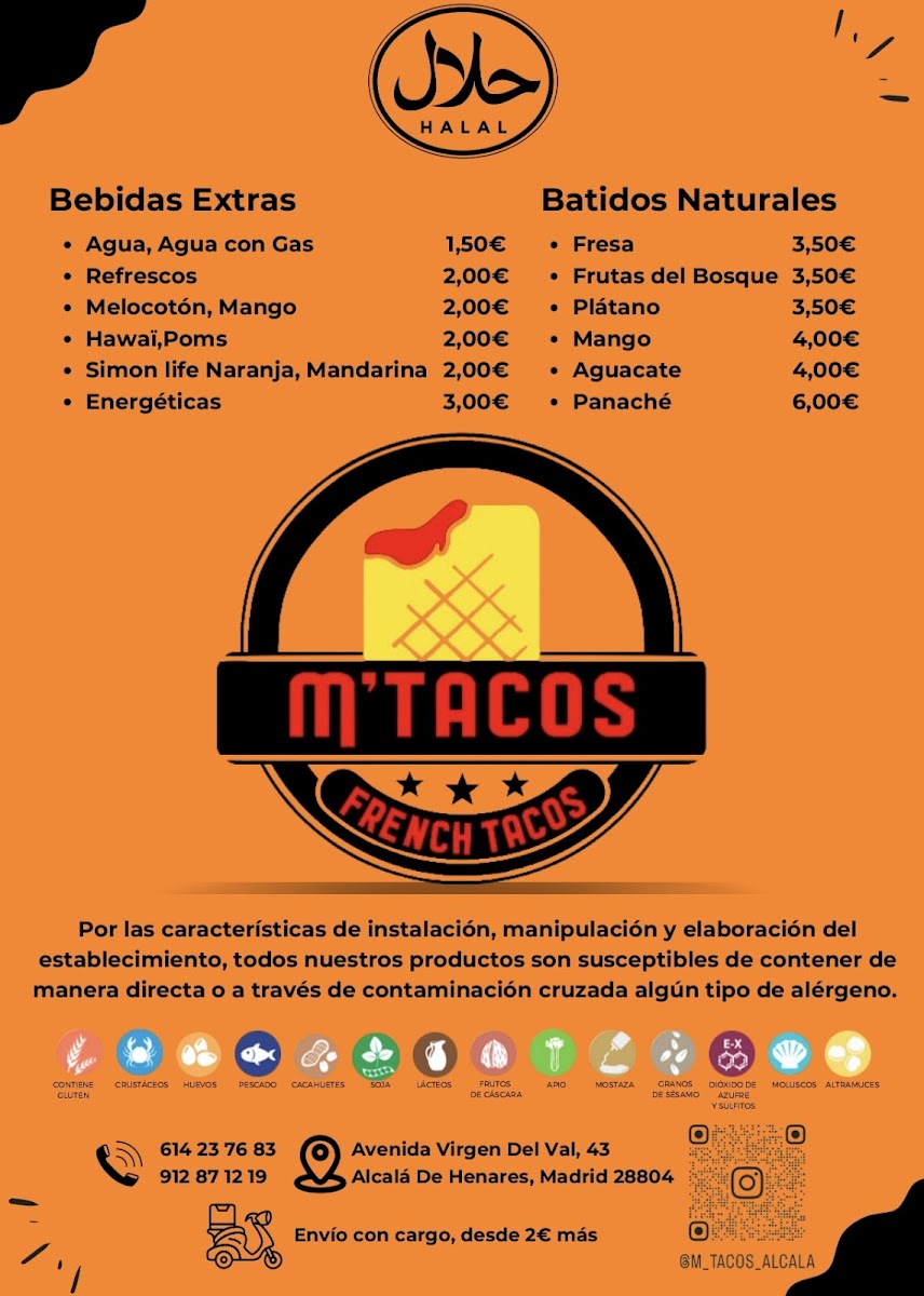 M'TACOS Alcalá de Henares Photo Menu 2
