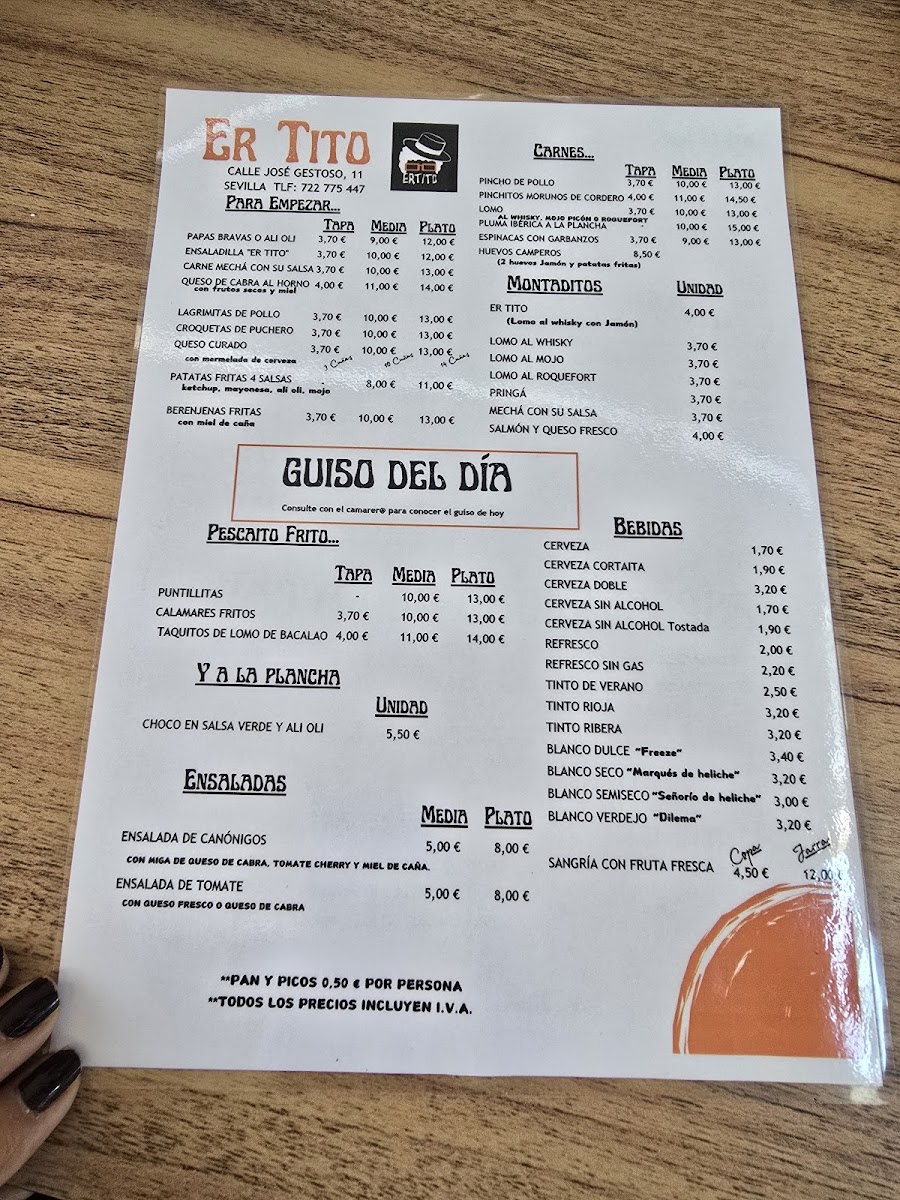 Café bar Er Tito Photo Menu 5
