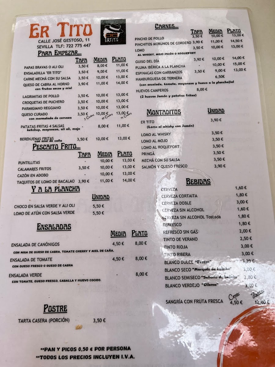 Café bar Er Tito Photo Menu 6