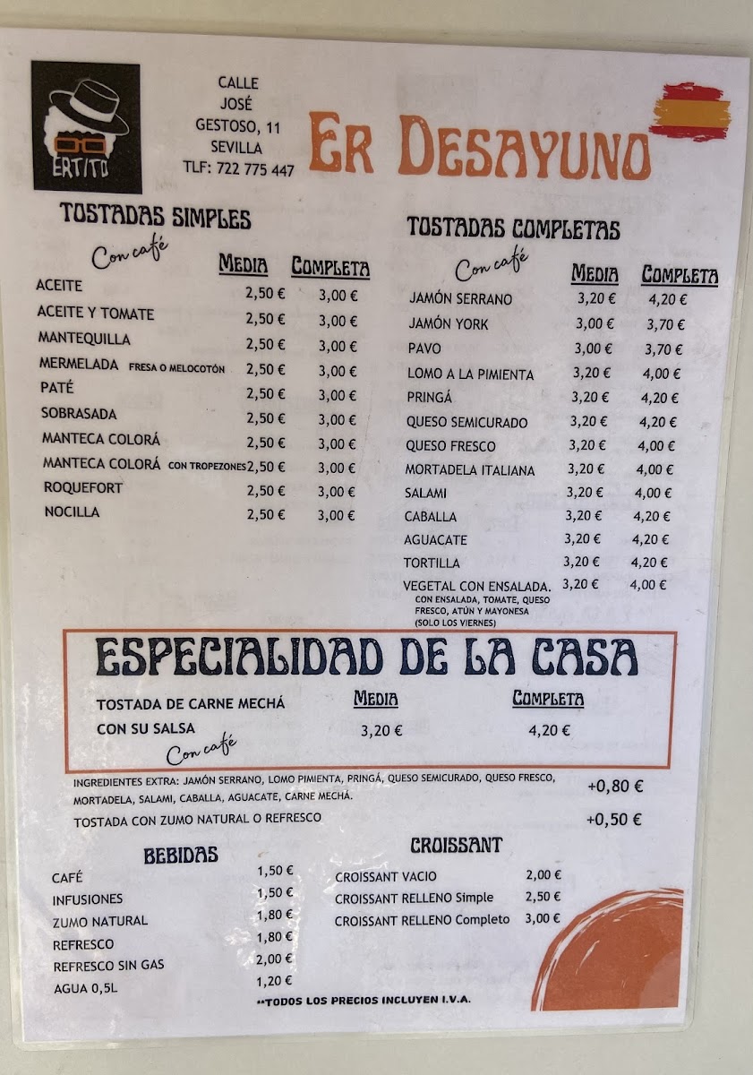 Café bar Er Tito Photo Menu 7