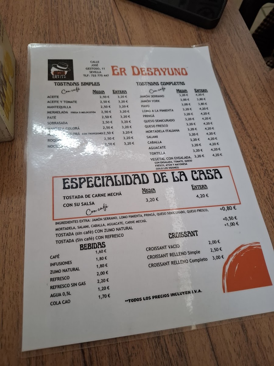 Café bar Er Tito Photo Menu 8