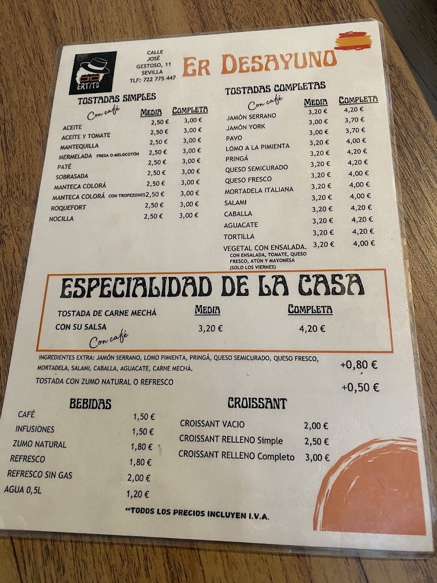 Café bar Er Tito Photo Menu 9