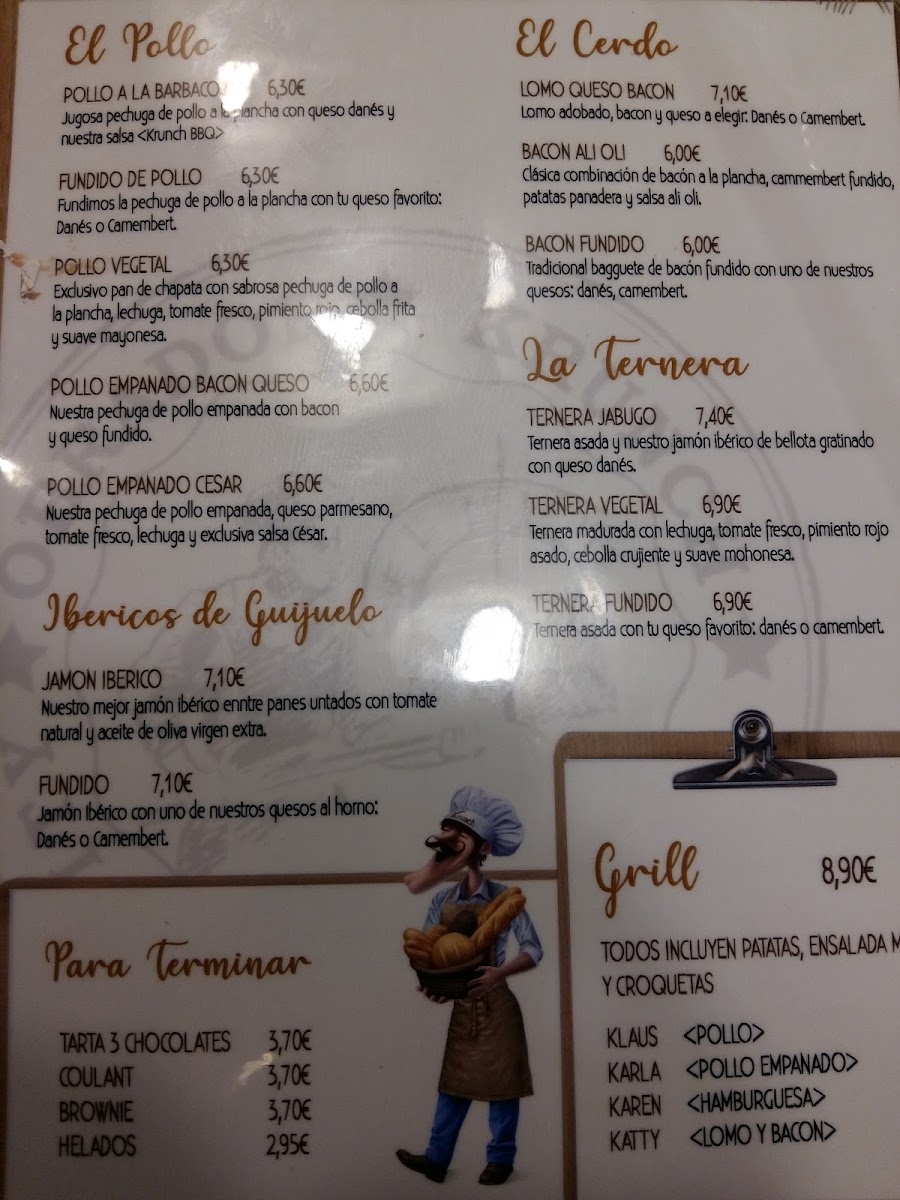 Krunch Santurtzi Photo Menu 2