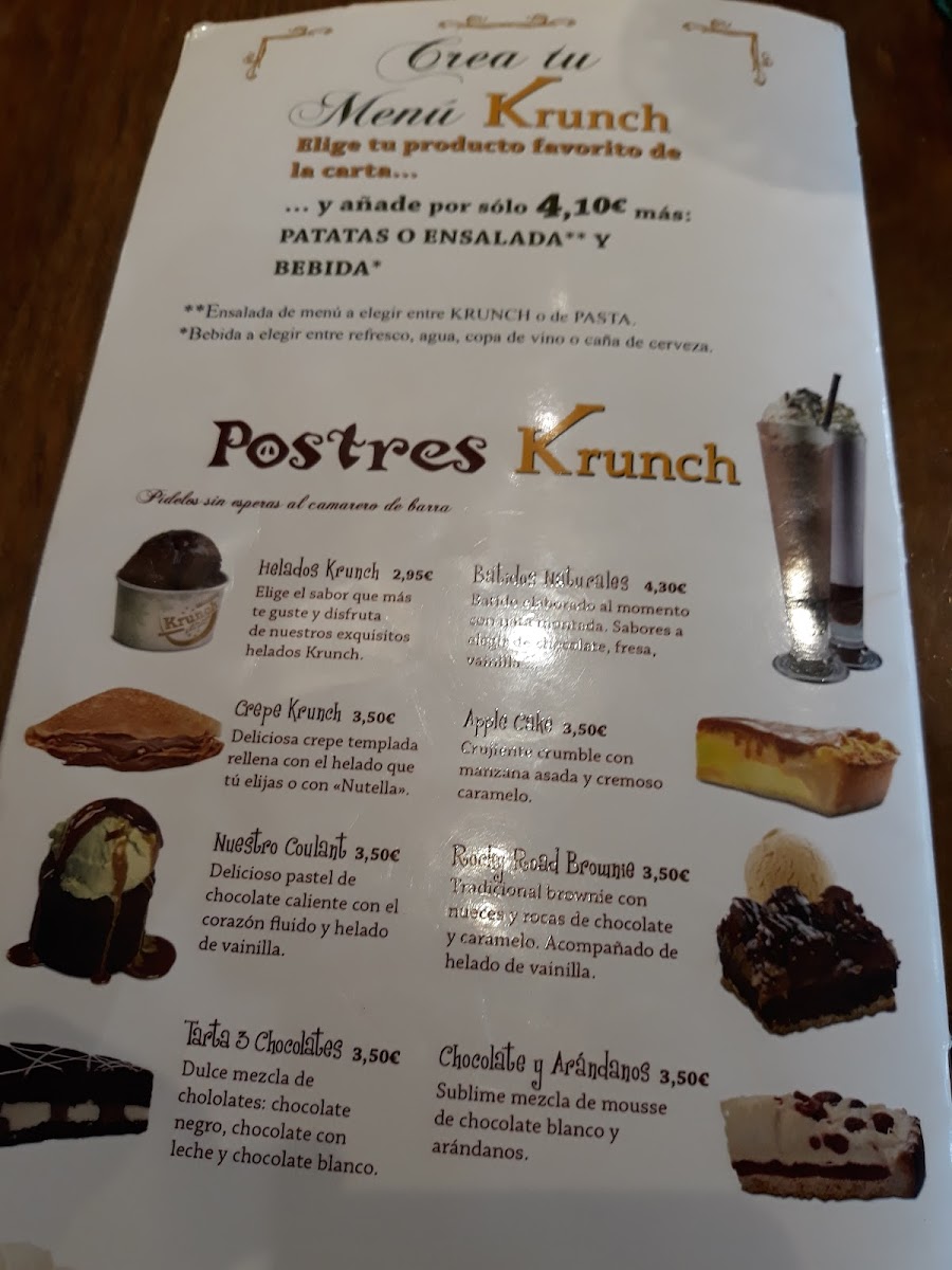 Krunch Santurtzi Photo Menu 7