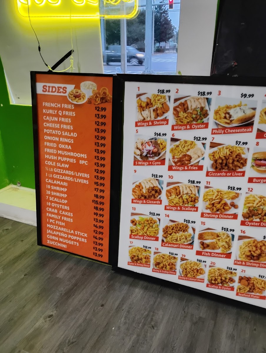 Tunis Seafood, Wings & Subs Photo Menu 3