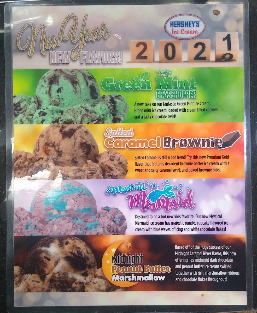 Hershey’s Ice Cream Photo Menu 1