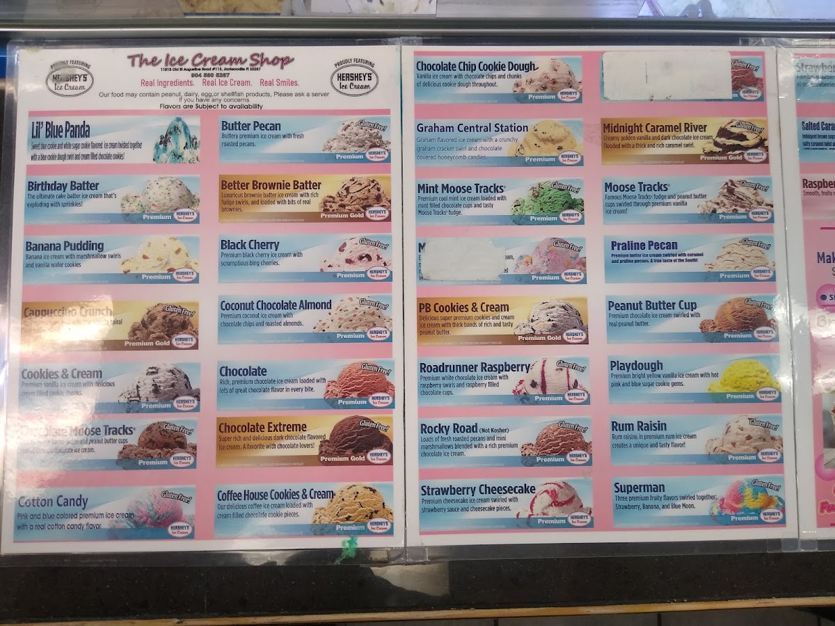 Hershey’s Ice Cream Photo Menu 3
