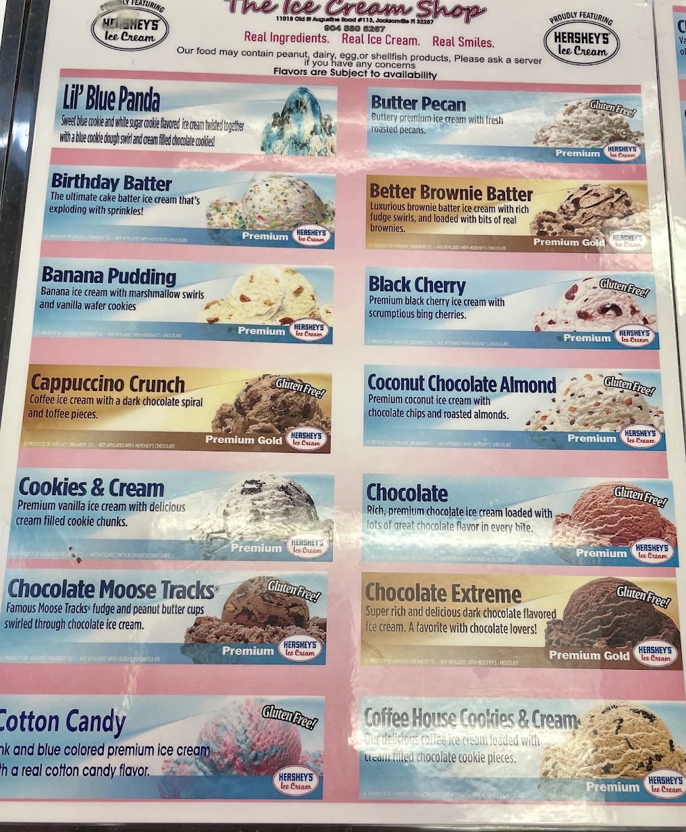 Hershey’s Ice Cream Photo Menu 7