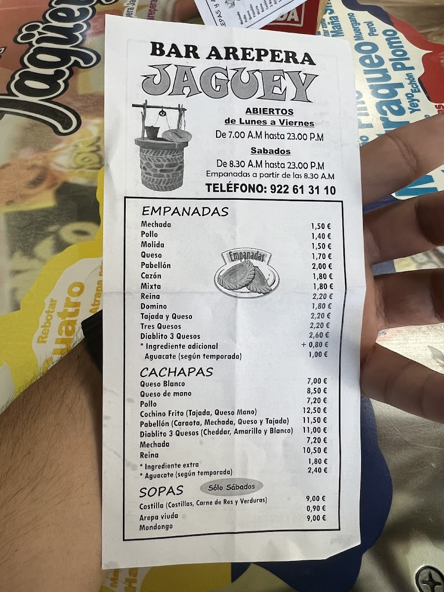 Bar Arepera El Jagüey Photo Menu 9