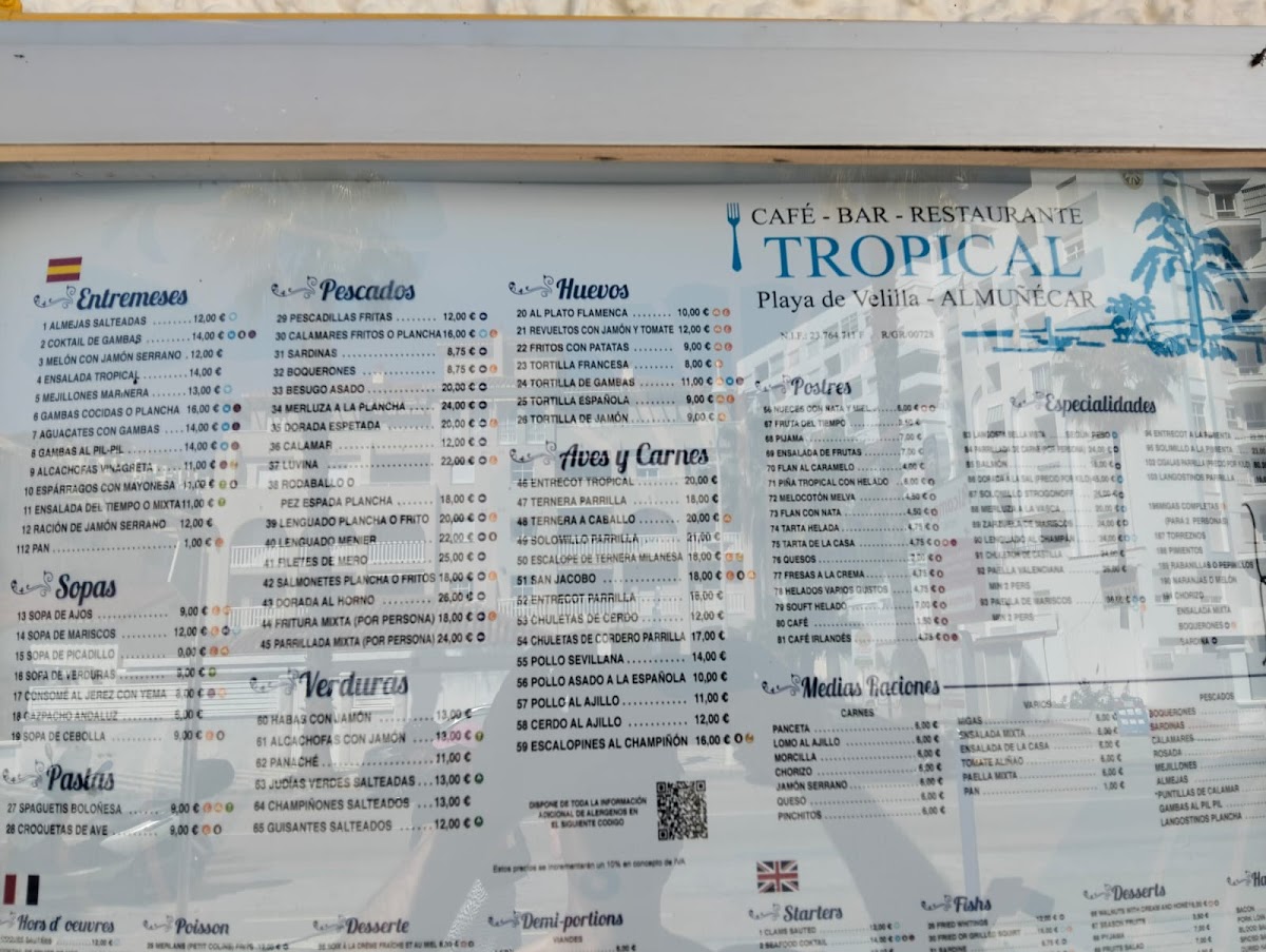 Chiringuito Tropical Photo Menu 2