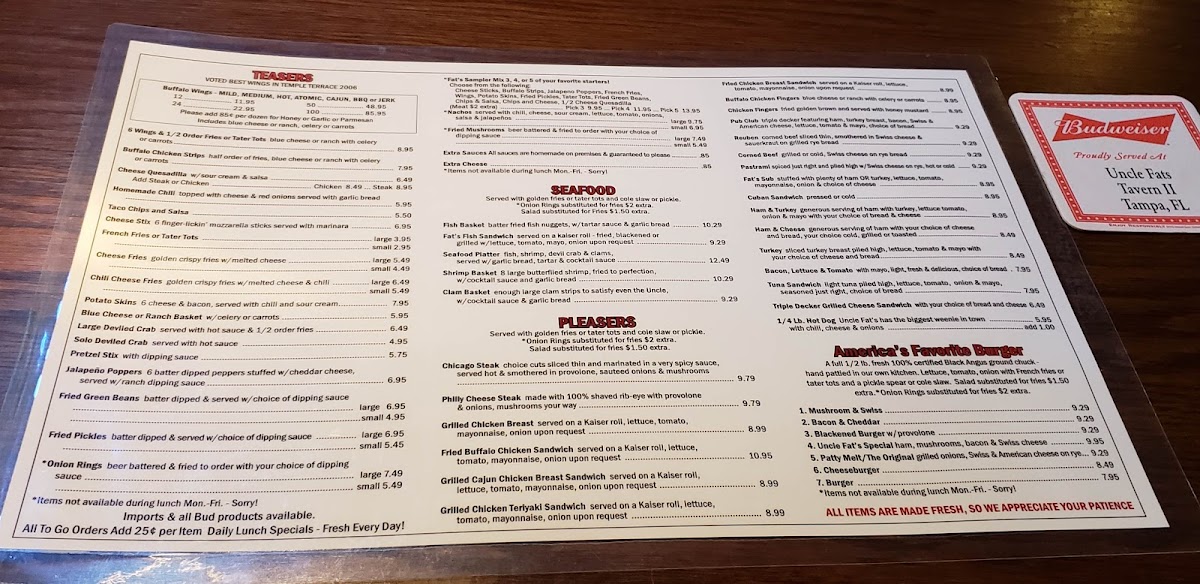 Tom's Tavern (Forest Hills) Photo Menu 5