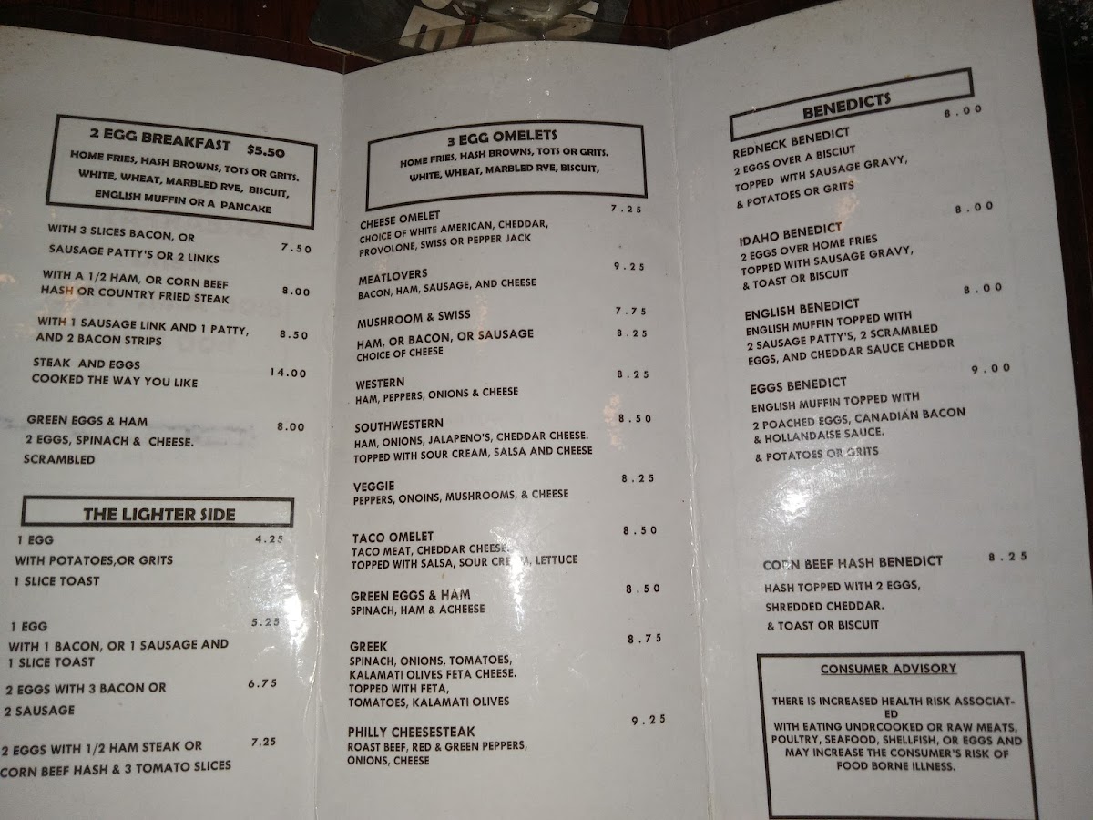 R J's Bar and grill Photo Menu 1