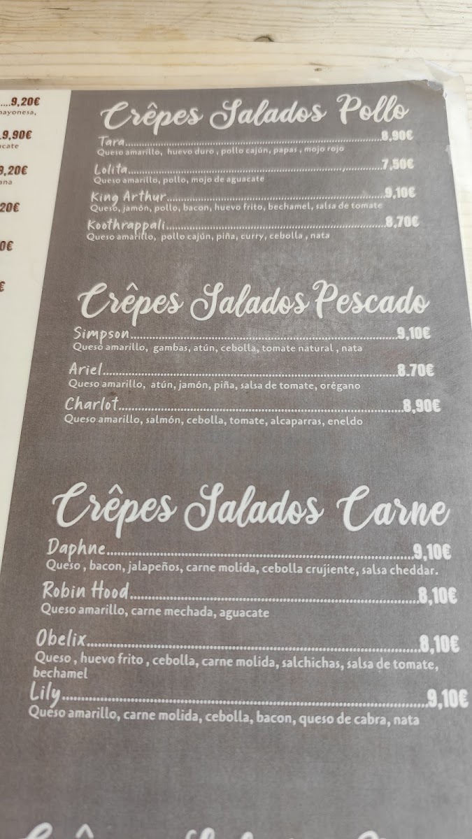La Casa de Crêpe Photo Menu 10
