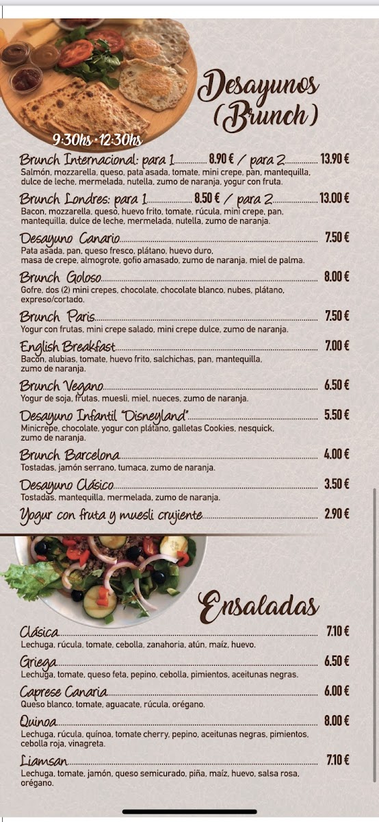 La Casa de Crêpe Photo Menu 3