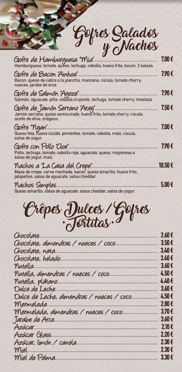 La Casa de Crêpe Photo Menu 6
