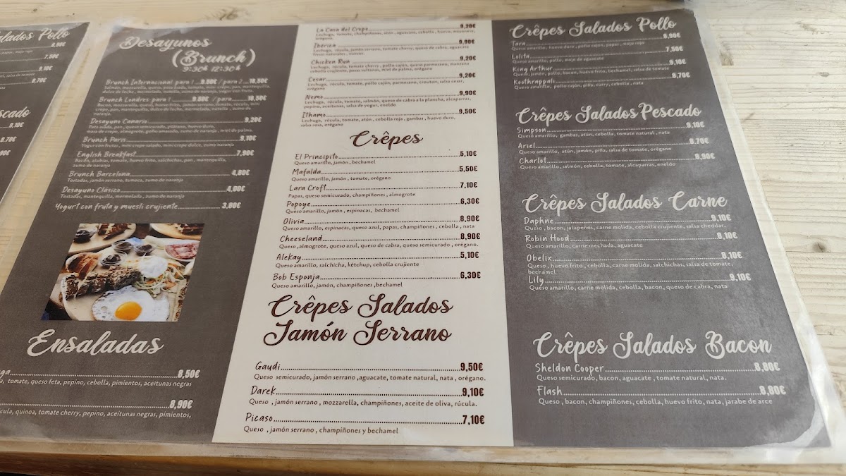 La Casa de Crêpe Photo Menu 9
