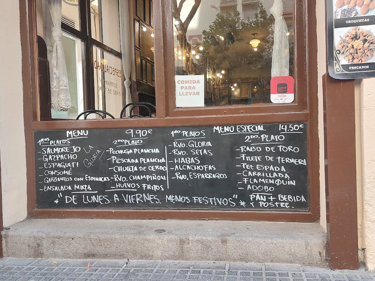 La Gloria Photo Menu 2
