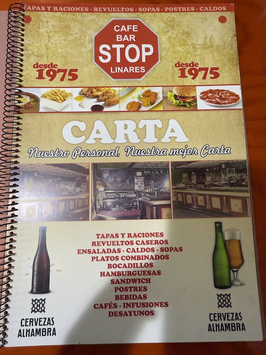 Bar STOP Photo Menu 4