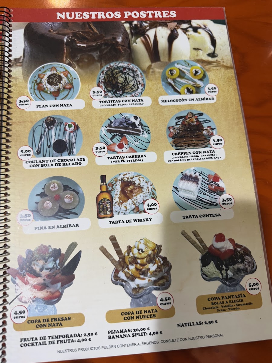 Bar STOP Photo Menu 5