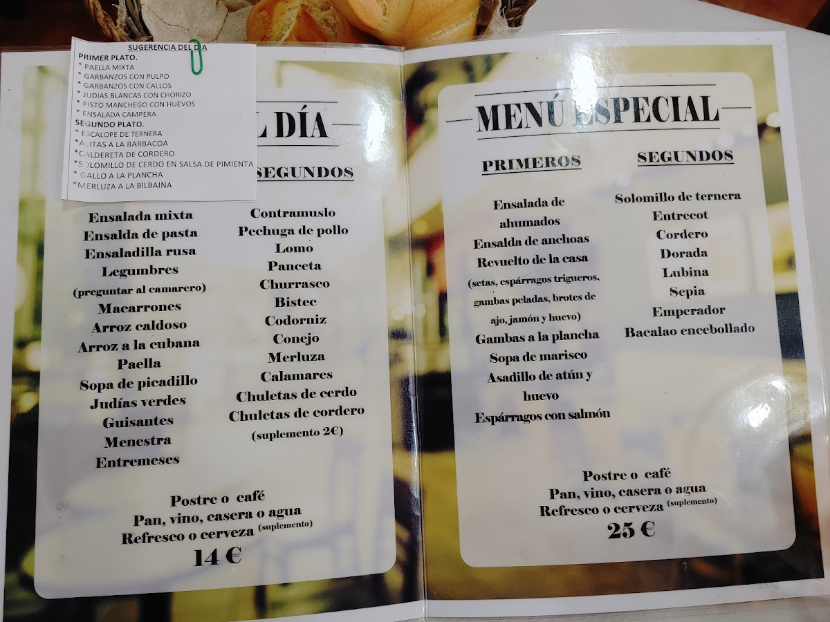 Restaurante el llano Photo Menu 4