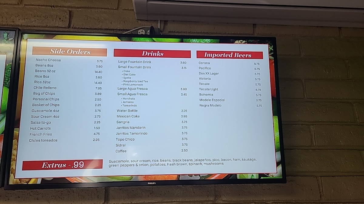 Palmitos Mexican Eatery Photo Menu 2