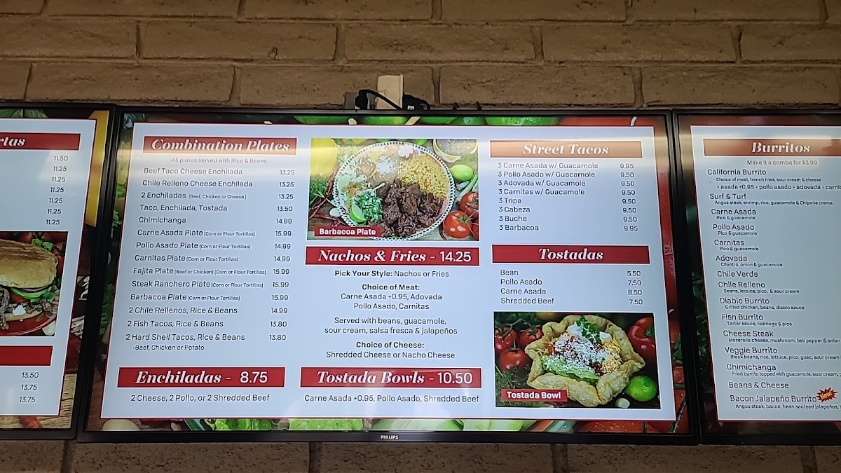 Palmitos Mexican Eatery Photo Menu 3