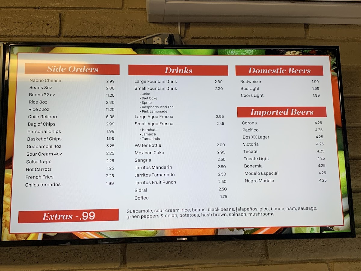 Palmitos Mexican Eatery Photo Menu 7