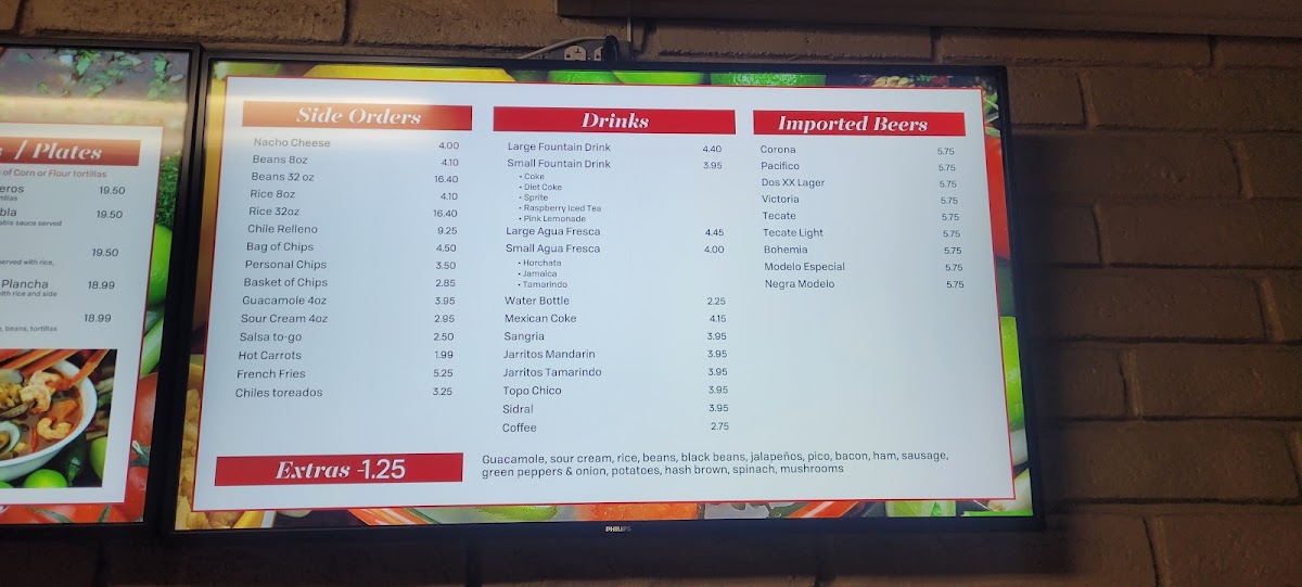 Palmitos Mexican Eatery Photo Menu 8