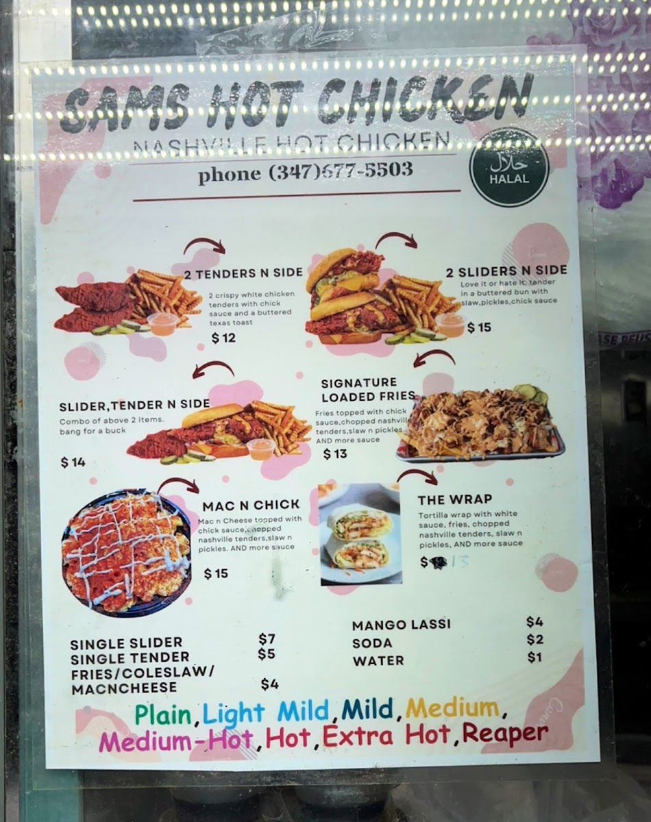 Sams hot chicken Photo Menu 4