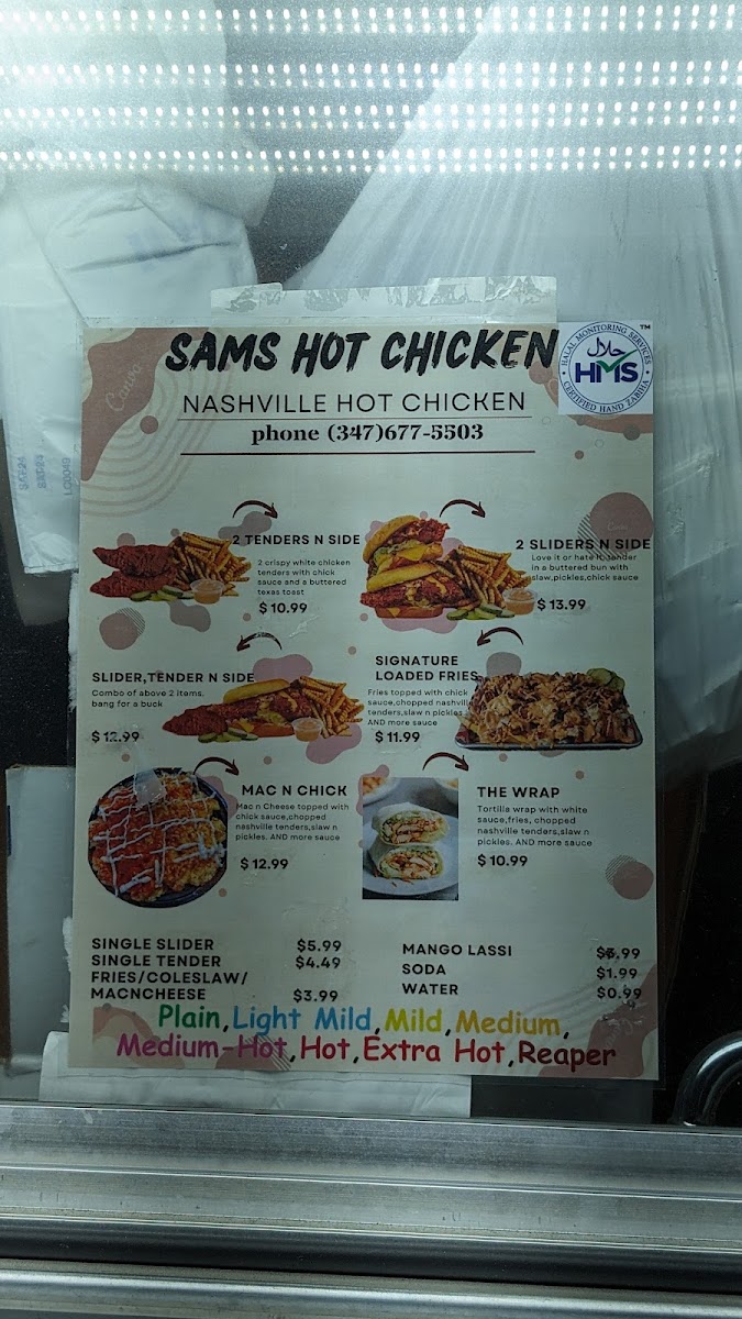 Sams hot chicken Photo Menu 5