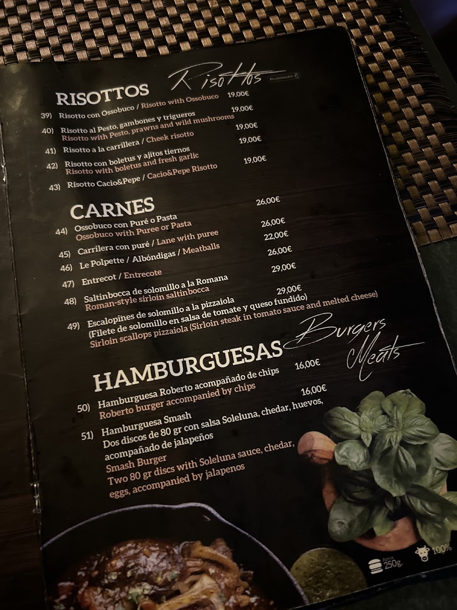 SoleLuna Photo Menu 1