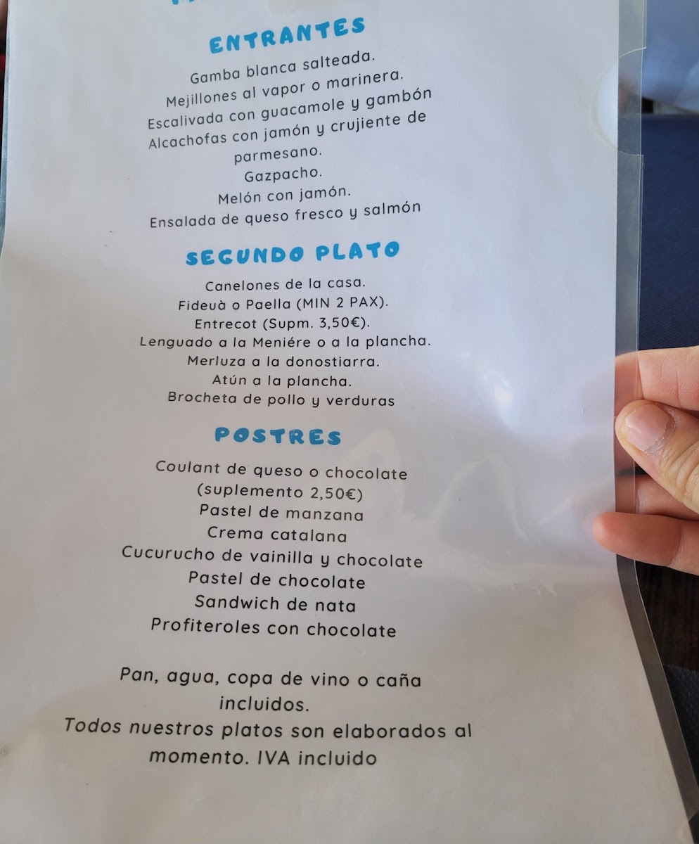 Restaurant Montserrat Photo Menu 2