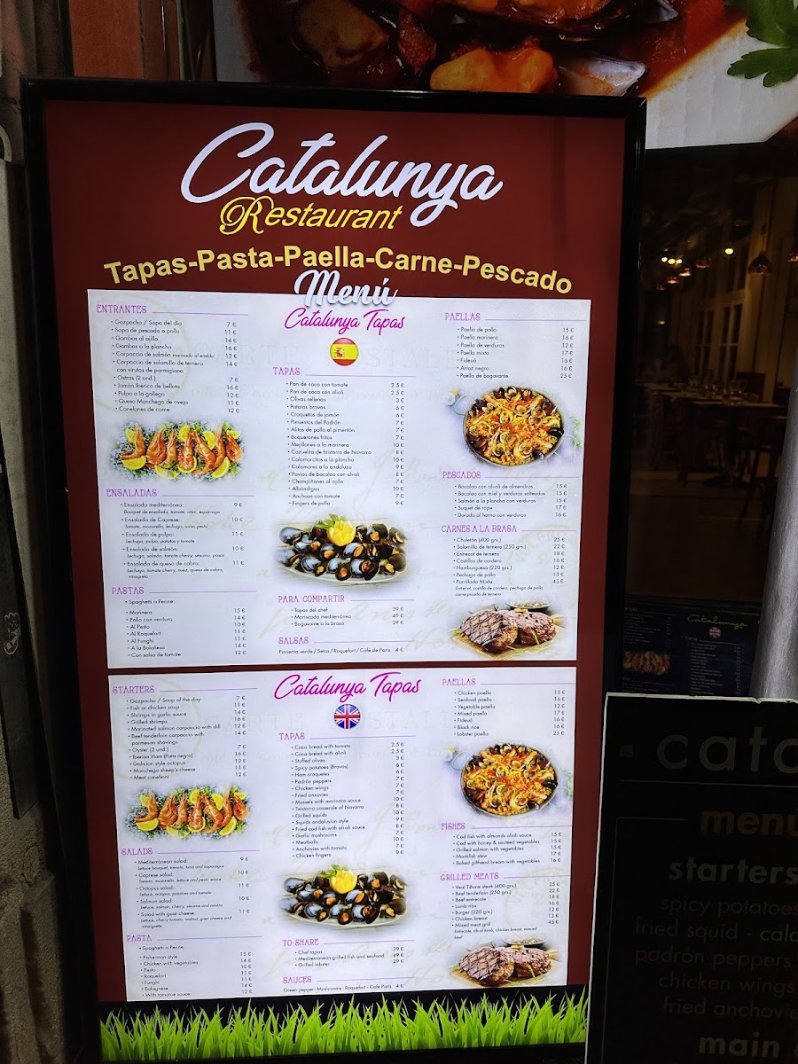 Catalunya Restaurant Photo Menu 2